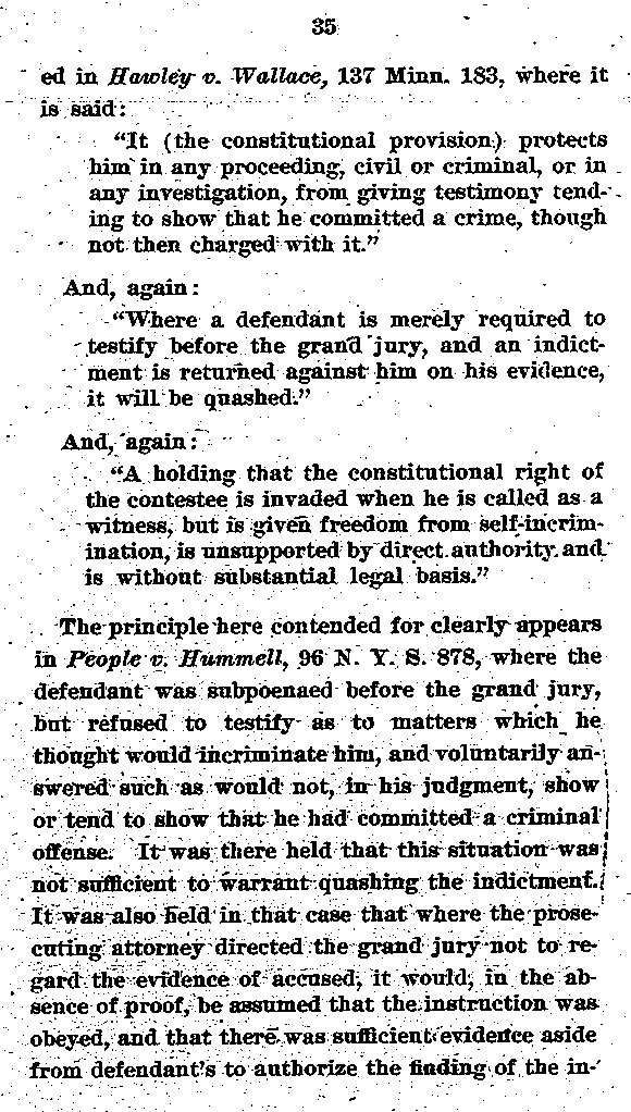 State of Minnesota vs. Max Mason. Case No. 22590. 1921-1922. Brief and Argument for the State.--Gov't Record(s)--Brief and Argument for the State (gif)