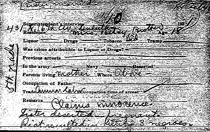 Carl John Alfred Hammerberg. Case No. 5148. Superintendent's Interview, January 10, 1921.