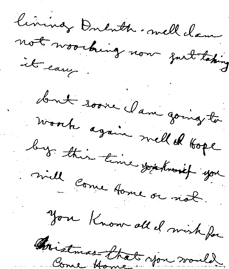 Carl John Alfred Hammerberg. Case No. 5148. Letter from Vanda Isaacson to Carl John Alfred Hammerberg, 1921.--Correspondence (gif)