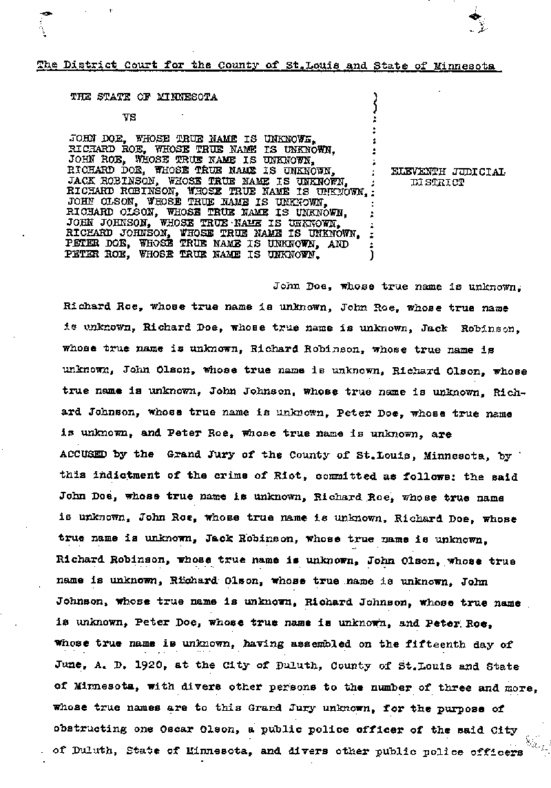 Gilbert Henry Stephenson. Case No. 6598. Indictment Record. January 1921.--Gov't Record(s)--Indictment Record (gif)