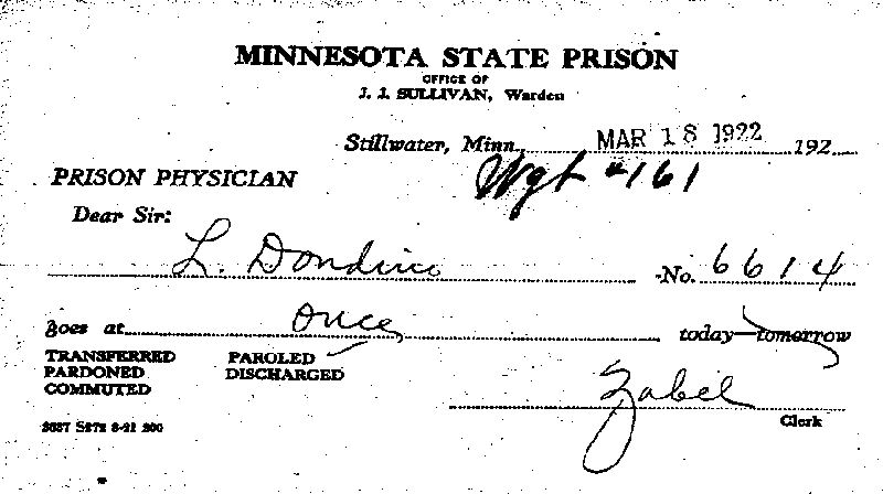 Louis Dondino. Case No. 6614.--Gov't Record(s)--Inmate Medical Case Files (gif)