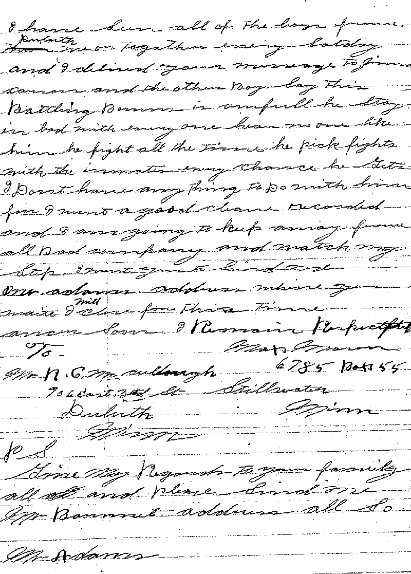  Max Mason. Case No. 6785. Letter from Max Mason to R. C. McCullough, September 5, 1921.--Correspondence (gif)