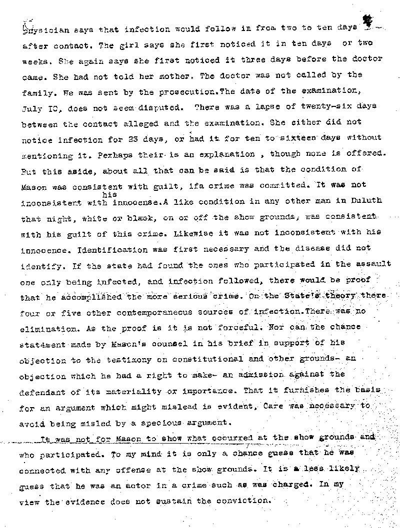 Max Mason. Case No. 6785. Supreme Court Syllabus and Dissent.--Gov't Record(s)--Supreme Court Syllabus and Dissent (gif)