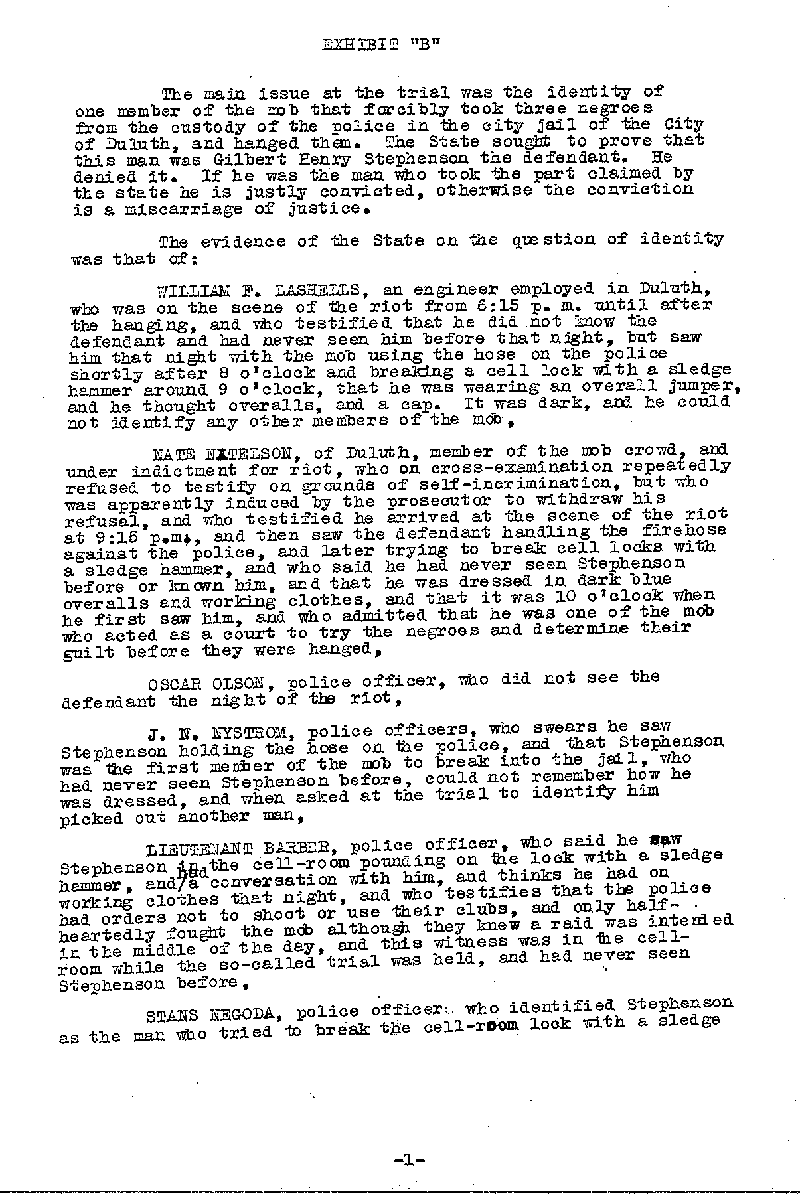 Gilbert Henry Stephenson. Application No. 5151, 1921.--Gov't Record(s)--Pardon Application (gif)