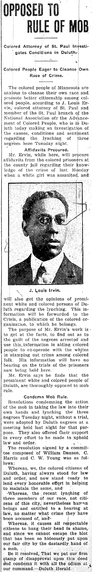 Opposed to Mob Rule.